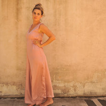 Load image into Gallery viewer, wide legged jumpsuit blush