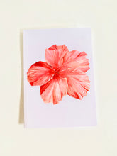 Load image into Gallery viewer, Pink Hibiscus Card