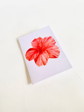 Load image into Gallery viewer, Pink Hibiscus Card