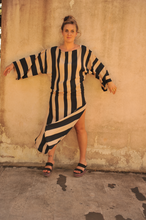 Load image into Gallery viewer, Striped Cleopatra dress